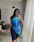 ELEGANT BURKINI bleu ciel 2026