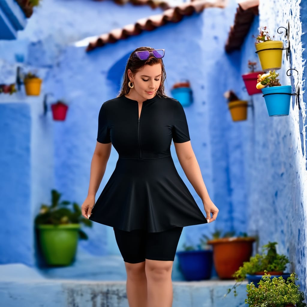 ELEGNANT BURKINI NOIR 2026
